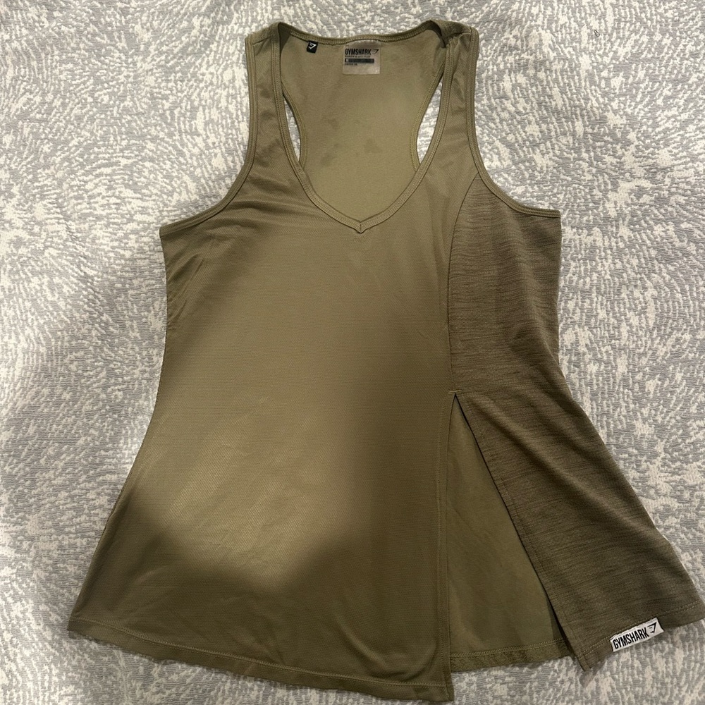 Gymshark Olive Tank Top
